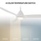 Modern Forms Fans Skylark Indoor or Outdoor Smart Ceiling Fan 2700-3000-4000-5000K LED in Matte White FR-W2202-54L-MW - alternate 5